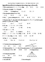 Bài tập trắc nghiệm Toán 6  Ôn thi cuối năm  Số 2